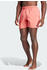 Adidas Solid Clx Short-Length Swim Shorts Preloved scarlet/white (IR6223)