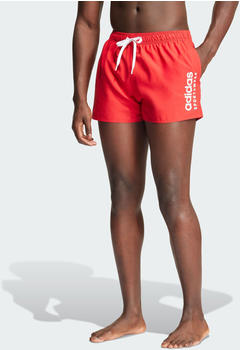 Adidas Essentials Logo Clx Shorts better scarlet/white (IR6224)