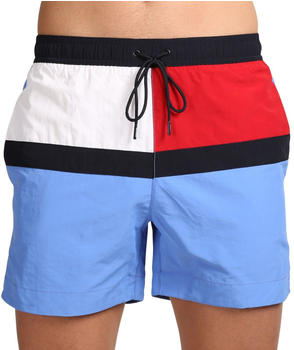 Tommy Hilfiger Hilfiger Flag Mid Length Swim Shorts (UM0UM03259) blue spell