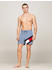 Tommy Hilfiger Flag Mid Length Drawstring Swim Shorts (UM0UM02048) blue coal