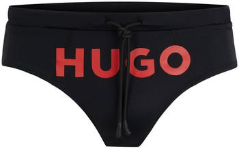 Hugo Badehose aus Stretch-Jersey mit Folienprint-Logo (50515472) schwarz