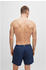Hugo Boss Schnell trocknende Badeshorts mit Streifen und Logo (50508963) blau