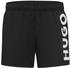 Hugo Schnell trocknende Badeshorts mit Logo-Print (50513979) schwarz