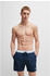 Hugo Boss Schnell trocknende Badeshorts mit Paspeln und Logo (50514429) blau