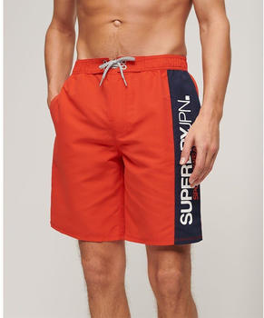 Superdry Sportswear Logo 19" Swimming Shorts (M3010229A) rot