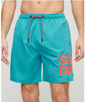 Superdry Sportswear Logo 17" Swimming Shorts (M3010228A) blau