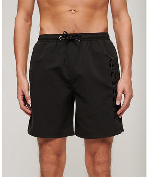 Superdry Premium Embroidered 17" Swimming Shorts (M3010227A) schwarz