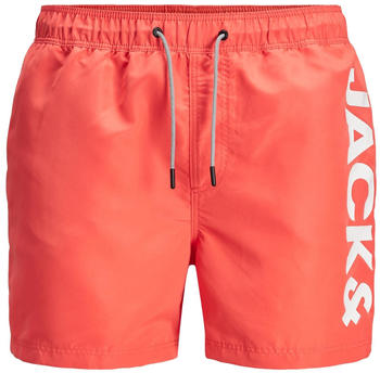 Jack & Jones Jwharuba Jjswimshorts Akm Jones (12187005) hot coral