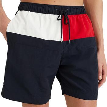 Tommy Hilfiger Hilfiger Flag Long Length Swim Shorts (UM0UM02745) desert sky