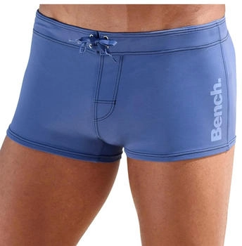Bench Boxer-Badehose seitlichem Logoprint blau schwarz