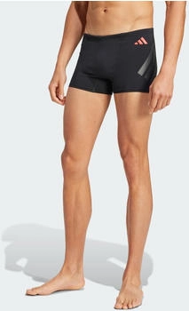Adidas Boxer-Badehose Black Lucid Red