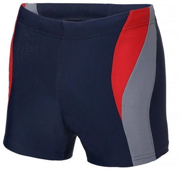Ladeheid Badeshorts LA40-255 marineblau rot grau