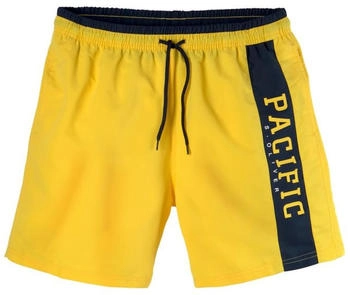 S.Oliver Badeshorts gelb schwarz