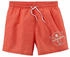 Chiemsee Badeshorts Melange Logodruck seitliche Taschen orange
