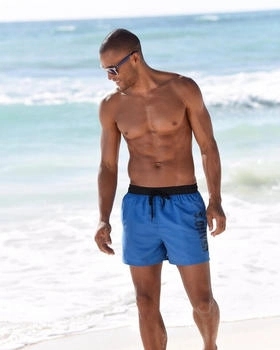 S.Oliver Badeshorts blau kurzgröße 54265241-M