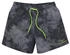 Venice Beach Badeshorts Mat Batikdruck grau