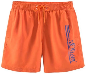S.Oliver Badeshorts neonorange 216445