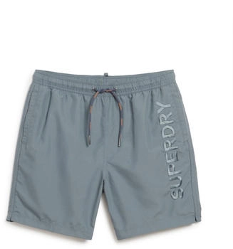 Superdry Premium Swim Badehose dunkelgrau