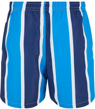 Karl Kani Retro Striped Boardshorts KM242-037-1 aqua navy weiß