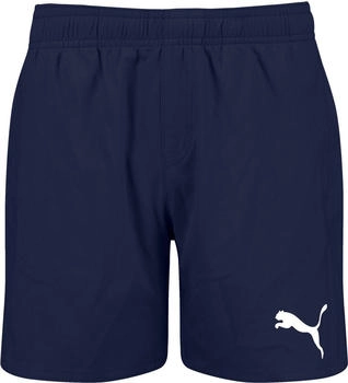 Puma Badehose Medium Length blau weiß