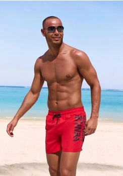 Venice Beach Badeshorts Innenslip Außenkordel rot