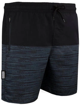GUGGEN Mountain Badehose 1803-4 schwarz grau