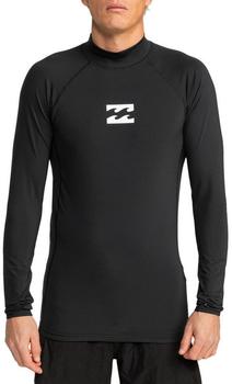 Billabong Waves All Day Langärmliger Rashguard UPF schwarz