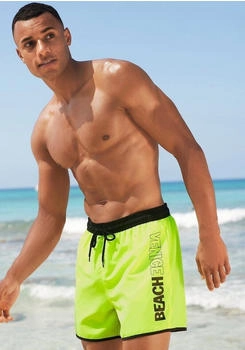 Venice Beach Badeshorts Bo Logodruck grün