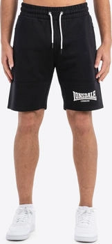Lonsdale Shorts normale Passform SCARVELL schwarz weiß