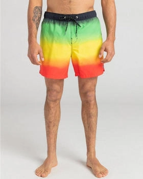 Billabong Badeshorts All Days Fade rasta