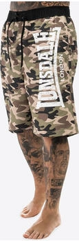 Lonsdale Beachshorts BALLYMENA braun grün