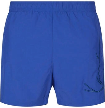 Karl Kani Badehose blau schwarz