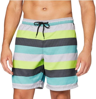 Firefly Badeshorts Ronny grün weiß gestreift