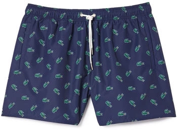 Lacoste Badehose Basic navy mehrfarbig