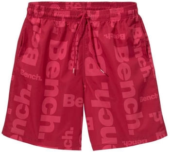 Bench Badeshorts lange Form hellrot