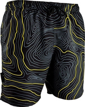 GUGGEN Mountain Moderne Badehose gelb