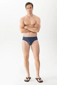 Mey Badehose Summer Night Party Yacht blau schwarz