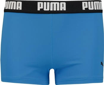 Puma Swim Boys Logo Trunk Badeshorts blau