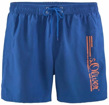 S.Oliver Badeshorts royalblau koralle