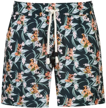 Mey Badeshort Serie Tropical Bliss blau