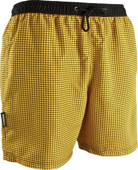 GUGGEN Mountain Badehose gelb schwarz