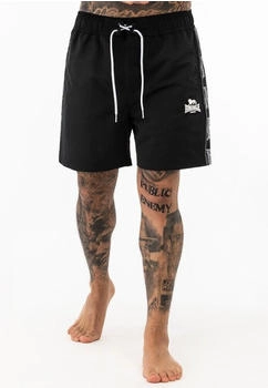 Lonsdale Beachshorts normale Passform Black White Lonsdale