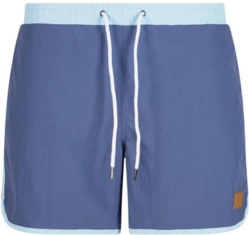 Urban Classics Retro Swimshorts vintageblau ozeanblau