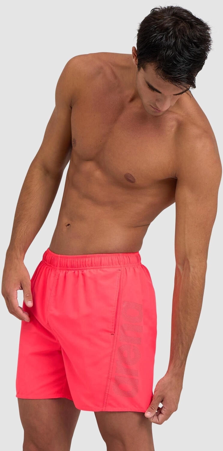 Arena Badeshorts Fundamentals Logo R fluo rot oliv Black Friday - Main Image