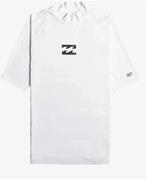Billabong Waves All Day Kurzarm-Rashguard weiß