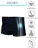 Aquarti Badehose Kurz Sportlich Streifen 13719B schwarz blau