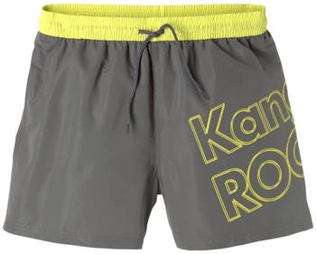 KangaROOS Badeshorts gelb graumeliert