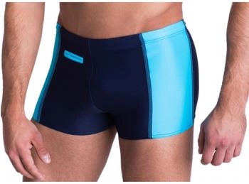 Aquarti Badehose Reißverschlusstasche dunkelblau blau