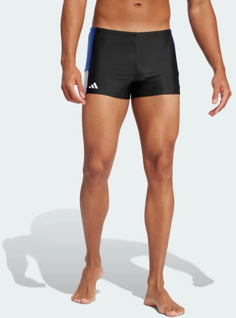 adidas Performance Badehose BLOCK BOXER BLACK/SELUBL/VIOTON