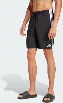 Adidas 3-Streifen 8-Inch Badeshorts Black / White (JG1030)